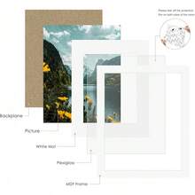 Picrit 16x20 Picture Frame 3 Pack, Black Poster Frame, Display Poster 11 X 14 With Or 16 X 20 Without Horizontal Or Vertical Wall Mounting2025 - 白色 - 查看 7