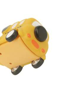适合 6 个月以上婴幼儿的软橡胶回力车。软回力车玩具：警车、消防车、救护车和出租车。适合婴幼儿的认知和教育玩具。婴儿礼物。、婴儿拉力玩具、儿童警察、婴儿车后视镜