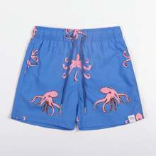 Kids Octo Blue Swimshorts - Blue - View 1
