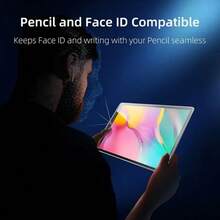 2片装 Galaxy Tab S9/Galaxy Tab A7/Galaxy Tab A8/Galaxy Tab S6/Galaxy Tab S10 Ultra/Galaxy Tab A9+/Galaxy Tab S10+/ MatePad 11/MatePad T8/MediaPad M5/MatePad Pro 11/SE/M5/T5/Tab P11/P12/M7/M9/M10/M11/Yoga Tab 11 钢化玻璃屏幕保护膜 - 2Pcs - 查看 2