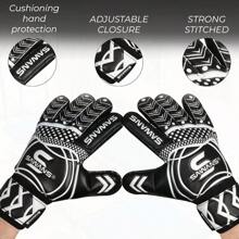 Goalkeeper Gloves Football Training Equipment For S Youth Adult Men Goalie Gloves Grips Palm  Double Layer Breathable Goalkeeping