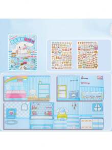 Sanrio Sanrio DIY Bubble Sticker Quiet Book With Lovely Kuromi Pattern, Exclusive Toy For Children