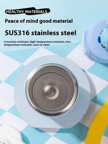 Disney 6-12岁学生水壶，316不锈钢保温水杯，适合学校使用，可直接饮用 - 彩色 - 查看 2