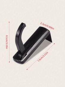 1 个耳机挂钩，适用于 PC 耳机、显示器、桌子、墙壁，紧凑而坚固的耳机支架提供安全支撑并节省空间，适用于学校用品，返校