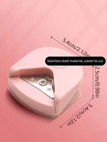 1pc R4 Corner Punch, Portable Paper Trimmer And Cutter, Suitable For DIY Card, Photo Cutting, Scrapbooking, R4 Corner Rounding, Card Paper Photo Rounding, Plastic Film Rounding, Card Straight And Sharp Angle Cutting - Multicolor - View 6