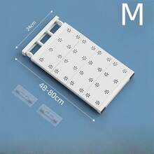 1pc Cabinet No Drill Divider Shelf Storage Organizer, Adjustable Closet Rack For Wardrobe, Cabinet, Shoe Rack, Kitchen Sink Storage Holder - Multicolor - View 12