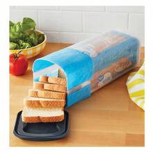 Clear Plastic Durable Bread Food Storage Container - 1 - View 4