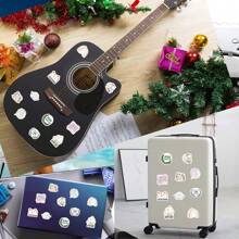 500 件灵感基督教贴纸卷，圣经诗句贴纸，花朵贴纸非常适合水瓶笔记本电脑剪贴簿贴花基督教礼物圣经日记用品，学校用品，返校