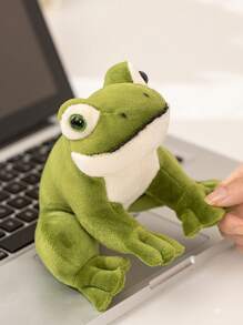 14厘米/5.51英寸可爱蹲蛙毛绒玩具舒适柔软青蛙填充动物毛绒玩具儿童生日派对家居女孩房间装饰创意礼物