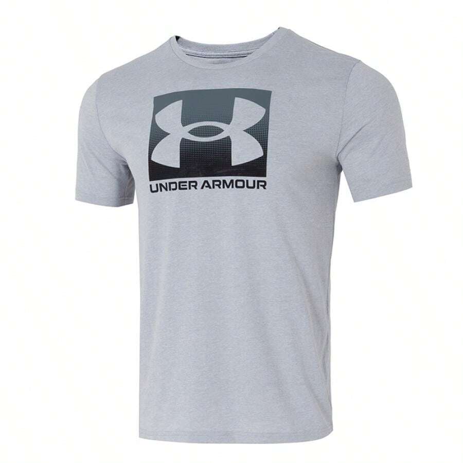 Under Armour Herren Kurzarm T-Shirt, UA M BOXED SPORTS UPDATED SS, Lässiges Crew Neck einfaches tägliches Sport Halbarm Top, 1386793-011 - Grau - Übersicht 1