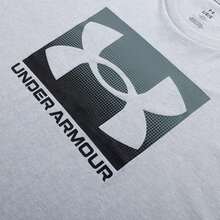 Under Armour Herren Kurzarm T-Shirt, UA M BOXED SPORTS UPDATED SS, Lässiges Crew Neck einfaches tägliches Sport Halbarm Top, 1386793-011 - Grau - Übersicht 8