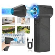 Ventilador Turbo Portátil 3 Velocidades 150000rpm Sopladora - Negro - Ver 1