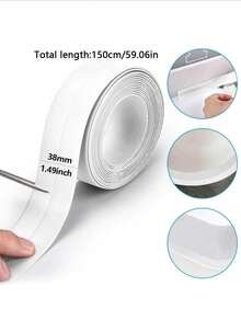 Băng keo chống thấm | Băng keo chống ẩm và chống nấm mốc cho phòng tắm, vòi hoa sen, bồn rửa nhà bếp - Dải keo dán chắc chắn tự làm, Phụ kiện phòng tắm, Phụ kiện nhà bếp, Dễ dán, Không còn khe hở ẩm mốc! Phải có khi thuê! - Nhiều màu - Xem 14