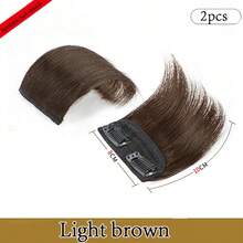 1 件女士隐形无缝假发，厚实蓬松的假发片，基本款接发片，用于增强侧面和头顶的头发