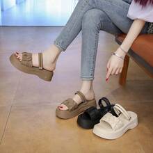 Chanclas de mujer con suela gruesa