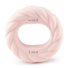 1-częściowy ergonomiczny silikonowy pierścień treningowy z uchwytem – miękki, antypoślizgowy i odporny na zużycie, wzmacniający dłonie dla mężczyzn i kobiet | Kompaktowy przyrząd do ćwiczeń palców kulkowych z teksturowaną powierzchnią do efektywnego treningu siły przedramion i chwytu | Przenośny przyrząd do ćwiczeń chwytu do domowej siłowni i ćwiczeń siłowych