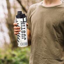 1 件 27 盎司定制运动杯，带腋下主题印花，自定义名称，自选图案，自定义号码，适用于冷热，手感舒适，适合赠送家人和朋友，适用于各种场合