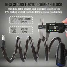 1/2pcs Heavy Duty Motorcycle Lock Chain, Mountain Bike Lock - Robust Iron, Anti-Theft, With 2 Keys, Reinforced Bicycle Accessories, Polished Surface, Manual Control Method, Motorcycle And Bicycle Security Storage