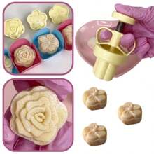 Mold Ejector Kit For Brigadeiro And Sweets Max Flower Heart Arabesque Gourmet Sweets - Màu be - Xem 2