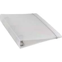 FICHÁRIO DE PVC INCOLOR VIP III 3 ARGOLAS - Branco - Visão 1