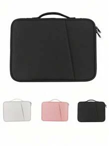 9-11英寸/13英寸/13.3英寸/14-15.4英寸平板电脑保护套,加厚旅行保护套,兼容iPad Pro 11英寸(M4)、iPad 10.9英寸(第十代)、iPad Air 11英寸(M2)、Galaxy Tab S9/S8、14.1-15.4英寸笔记本电脑 - 时尚薄荷绿、商务黑和甜美粉(3种颜色可选)| 办公用品、日常必备、返校季、节日/生日礼物、电子产品收纳包 - 灰色 - 查看 6