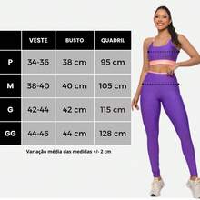 Premium Suplex Fitness Set With Pants And Non-Transparent Cup Top, Fitness Gym Clothing Kit, High Compression Leggings - 黑色 - 查看 8