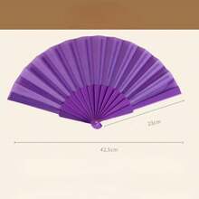 1 Stück vielseitiger, einfacher Faltfächer, moderner Faltfächer, geeignet für Zuhause, Aufführungen als Requisite, Sommer Fächer