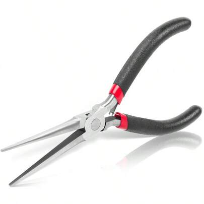 Alicate de bico longo, alicate de ponta pequena, minialicate para joias, ferramentas para fazer joias, alicate de bico fino, para fazer e consertar joias, ferramentas para dobrar e segurar fios