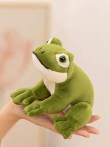14厘米/5.51英寸可爱蹲蛙毛绒玩具舒适柔软青蛙填充动物毛绒玩具儿童生日派对家居女孩房间装饰创意礼物