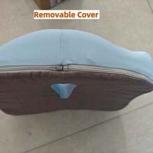 1 件符合人体工程学的办公椅、汽车座椅和办公桌座垫 - 耐用涤纶套、可水洗、四季舒适 - 非常适合长时间坐着，办公椅垫椅枕垫游戏椅