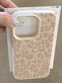 Cheetah, Leopard Print High-Quality TPU Full-Coverage Anti-Drop Phone Protective Case With Pink & Yellow Leopard Print Pattern, Compatible With Iphone 16, 15, 14, 13, 12, 11 Pro Max - Multicolor - View 4