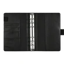 1pc Customized A6 PU Leather 6-Ring Binder Notebook Fashion Design Personal Notebook Cover Magnetic Closure Can Be Used For Cash Budget Storage & Photo Album For Women Wallet Mini Wallet Purse Wallet Wallet - Multicolor - View 5