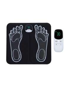 Rechargeable Portable Foot Massage Mat, Promotes Blood Circulation, Relaxes Feet, Electric Muscle Stimulation Massage Pad