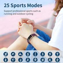 LIGE智能手表，具备多种运动模式、闹钟、久坐提醒、生理期提醒和音乐播放功能。时尚、小巧、轻便的马卡龙色智能手表。