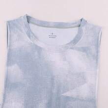 Men's Sleeveless Muscle Stringer Tank Top Cut Open Gym Training Bodybuilding Vest Shirts-2025 - 灰色的 - 查看 2