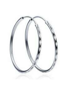 S925 Sterling Silver Ring Earrings Exaggerated Large Round Rhombus Pattern Ring Earrings Earrings Suitable For Valentine's Day Gift 6g/0.19oz