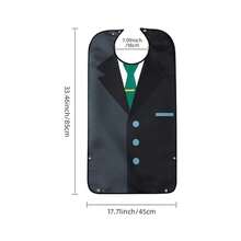 1pc Men's Dining Bib, Business Style, Machine Washable, Foldable Pocket, Protect Clothing, Suitable For Elderly And Caregivers, Seasonal Gift - Multicolor - View 18