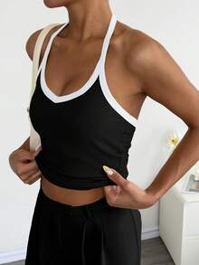 Casual Sexy Versatile Ribbed Camisole, Spring/Summer