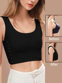 Women's Summer Compression Bustier, Cosplay Chest Wrap Bra For Large Bust, Sport Camisole