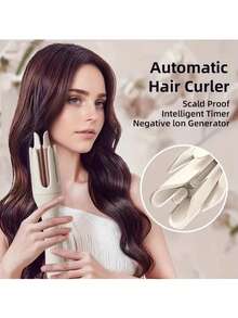 32mm Auto Rotating Curling Iron - Ionic Technology, Damage-Free, Anti-Scald Design, Quick Styling For Long-Lasting Waves - EU C Type Plug(220-240V) - View 6