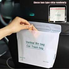 20pcs Disposable Garbage Bags For Cars, Vomit Bag These Bags Are Upgraded And Thickened For Durability. Suitable For Various Environments Such As Cars, Kitchens, Bedrooms, Studies, Travel, Camping, And Offices