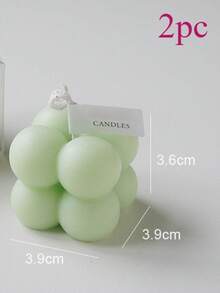 1/2/12pcs Mini Magic Cube Scented Candle,Handmade Bubble Shaped Candles Cute Aromatherapy Candles For Halloween,Spooky,Autumn,Festival,Holiday ,Winter,Holiday,Festival,Room Decor,Gifts Graduation,Candle Wholesale