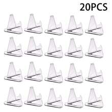 10PCS纪念币架，硬币底座，硬币柜台展示架，徽章，小雕像，奖牌栏，展示架透明硬币展示架迷你支架展示架徽章展示架布置小型展示架用于收集古钱币 - 彩色 - 查看 13