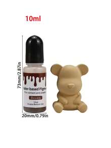 10ml/瓶 24色石膏著色樹脂染料，水溶性濃縮顏料，適用於混凝土水泥模具製作、DIY手工皂著色、蠟燭製作染料顏料 - 彩色 - 查看 27