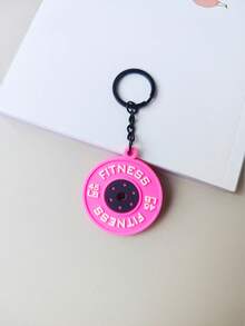 1PCS/3PCS/4PCS 3D迷你软塑健身器材系列钥匙扣，简约时尚的粉色和黑色运动水壶，杠铃哑铃片仿真挂件，举重运动包挂件配饰，适合男士情侣兄弟父亲，返校季礼物汽车配饰可爱哥特Y2K - 彩色 - 查看 13