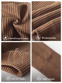 Diadema a rayas de color liso para mujer (1 pieza), versátil para lavarse la cara, maquillarse, hacer deporte, usar a diario, como accesorio para el cabello, ideal para otoño, viajes y como detalle para rellenar calcetines navideños.