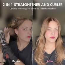 Thermal Brush Hair Curling Brush, 30s Fast Heated Round Brushes 1.5" For Long Lasting Look, Negative Ion Tech, 5 Temp Settings, Less Damage, Universal Voltage, Easy To Use, Gifts For Women, Pink - 美規A型插(110-127V) - 查看 7