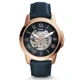 Navy Blue + Rose Gold Case