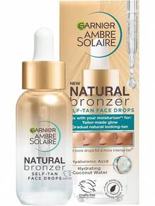 Ambre Solaire Natural Bronzer Self Tan Drops For Face, With Hyaluronic Acid & Coconut Water, Gradual & Natural Looking Tan, Vegan Formula 30ml - Tan Drops - Xem 3