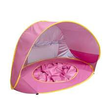 Children's Portable Beach Tent With Quick Opening Sun Umbrella And Water Play Tent For Convenient And Fast Storage